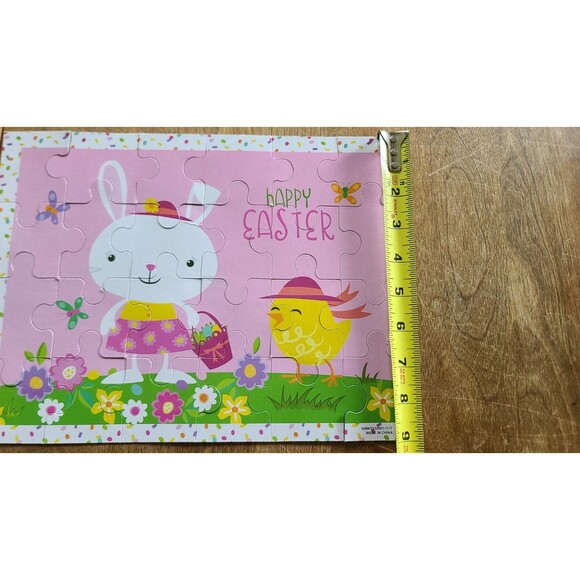 24 Piece Happy Easter 9in X 12in Puzzle, USED - Picture 6 of 10